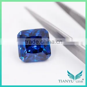 Wholesale Russia Nanosital #A597 Color Sapphire Rectangle Cut for Jewelry Marking thumbnail-5