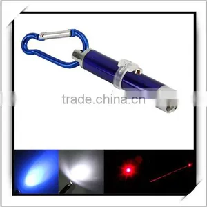 Cheap! 3 in 1 LED Flashlight Red Laser Pen Pointers thumbnail-1