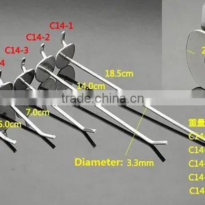 Metal Display Hooks Slatwall thumbnail-1