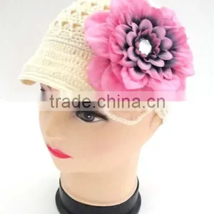 Multi Colors Crochet Hat,baby Boy Newsboy Hat thumbnail-1