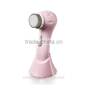 Rechargeable Sonic Vibrating Facial Clean Brush Clear thumbnail-1
