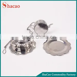 New Taepot Shaped Mini Stainless Steel Infuser Strainer Mesh Locking Tea Ball Filter thumbnail-1