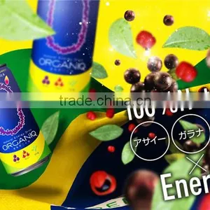 ORGANIQ Natural Energy Drink 269ml*24 Healthy Drink Made in Brazil Acai Mate Tea thumbnail-2