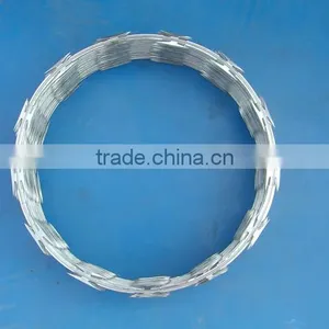 Hot Dipped Galvanized Concertina Razorbarbed Wire thumbnail-6