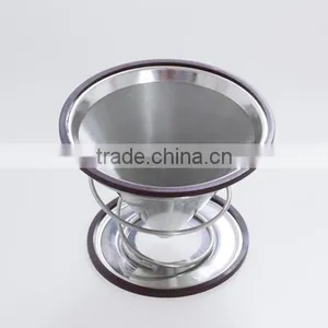 Stainless Steel Reusable Paperless Pour Over Coffee Filter thumbnail-1