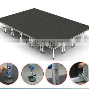 2015 HOT Selling Aluminum Alloy Platform Stage Portable Stage With Adjustable Height thumbnail-1