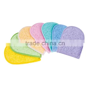 Cellulose Sponge Bath Mittens thumbnail-1