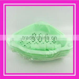 Plastic Folding Rack Small Corner Shelf for Storage thumbnail-1