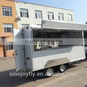 Fast Food Van for Sale With Different Colors Street Food Vending Cart Van Trailer Truck thumbnail-3