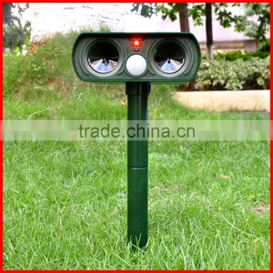Solar Cat Repeller Garden Animal Scarer Sonic Pest Deterrent Dog Fox thumbnail-1