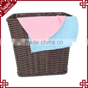 Wholesales Chinese Supplier PE Plastic Wicker Laundry Basket for Dirty Clothes of Baby & Kids thumbnail-1