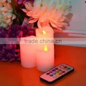 Colorful Wax Battery Electronic LED Candle Light thumbnail-1