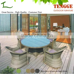 YH-820 Special Series 4 People Wicker Rattan Chair and Table Set thumbnail-1