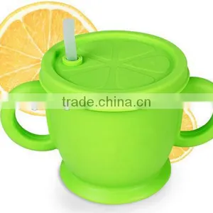 Silicone Sippy Cup With Lid thumbnail-3