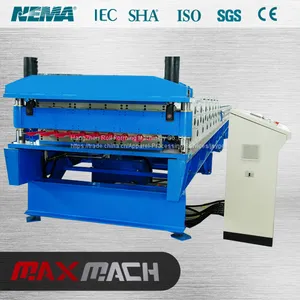 Double Layer Roofing Sheet Roll Forming Machine thumbnail-1