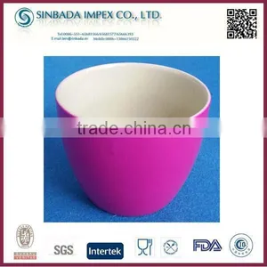 Double Color Ceramic Flower Pot Painting Designs thumbnail-1