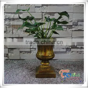 Black Grave Decoration Western Style Funeral Pot Flower Vase thumbnail-3