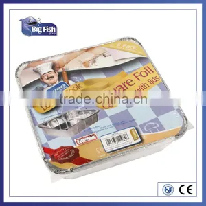 Square Foil Containers With Lids(12 Pack) thumbnail-1