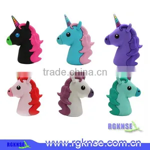 Newest Design Cartoon Unicorn Power Bank Baterry Charger Emoji Power Bank thumbnail-6