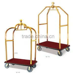 Airport Luggage Trolley Made in Metal With Two or Four Wheels thumbnail-5