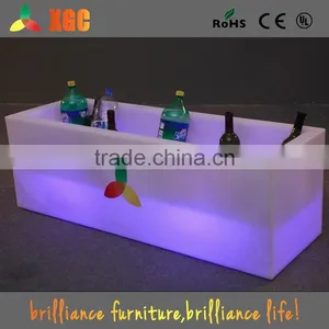 Illumianted Waterproof IP65 Led Rechargeable li Battery Operated Led Ice Bucket/wine Cooler thumbnail-5