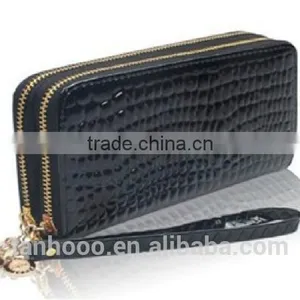 Double Zipper Multifunction MK Leather Wallet for Women thumbnail-1