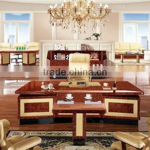 Antique 2 Person Office Desk,Executive Luxury Office Furniture(BF08-0202) thumbnail-1