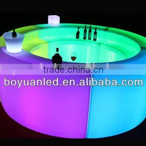 Entertainment Leisure U Shape Color Rechargeable LED Light Bar Furniture Counter thumbnail-1
