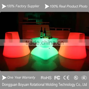 Modern Remote Control Led Bar Stools With Glowing Light thumbnail-5