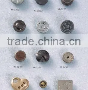KMJ-2117 Hot Selling Nice Pattern Metal Clothes Snap Buttons With High Quality thumbnail-1