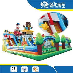 Wolong Speial Design Happy Holiday Inflatable Castle For Children thumbnail-1
