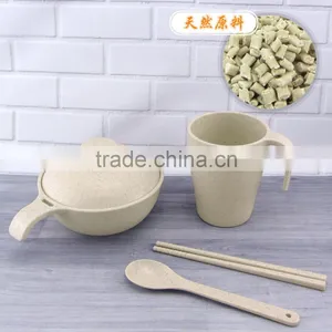 New Environmental Protection Bowl and Cup Set by Wheat Straw thumbnail-3