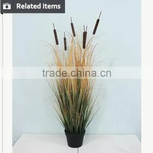 High Quality Artificial Grass With Flowers Auturm Onion Grass Bamboo Grass Arrangement thumbnail-2