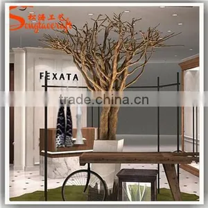 Chinese Factory Wholesale Directly Plastic Tree Trunk Plastic Slide Tree House for Decoration thumbnail-4