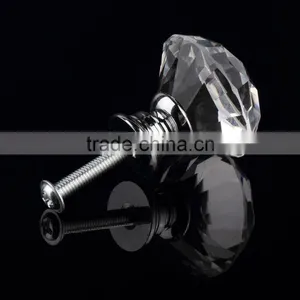 1pcs 30mm Diamond Crystal Glass Alloy Door Drawer Cabinet Wardrobe Pull Handle Knobs Drop Shipping Wholesale thumbnail-2