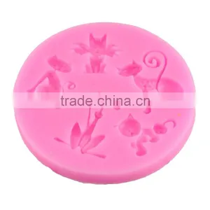 High Quality Silicone Mold 3D Chocolate Fondant Cake Baking Tools Cat Design Tools 1688 Agent thumbnail-2