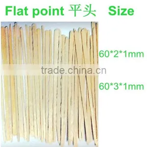 Disposable Flat Point White Birch Toothpicks thumbnail-1