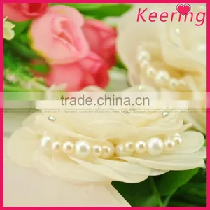 Latest Stylish Pearl Decorative Shoe Clip Flowers thumbnail-4