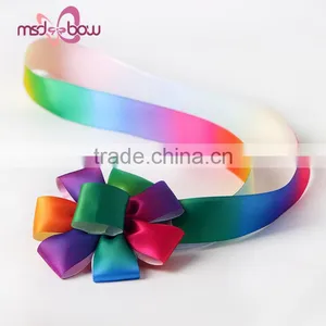 China Personalized Pre Made Flower Satin Ribbon Bow for Gift thumbnail-4