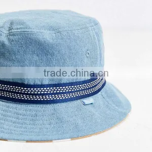 100% Cotton Fashion Custom Plain Bucket Cap thumbnail-2