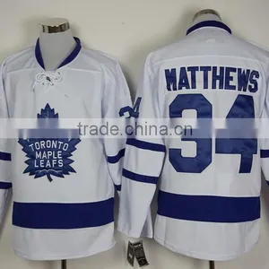 Sublimate Goalie Cut Toronto Maple Leaf Hockey Jersey thumbnail-3