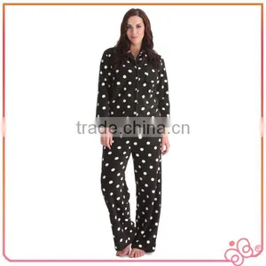 2014 Fashion Garment Wholesale Spotty Women Pajama Suits thumbnail-2