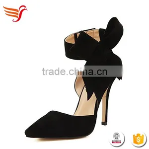 HFRTA234 Genuine Leather Fashion Flower Crystal High Heel Wedding Shoes Bridal thumbnail-5