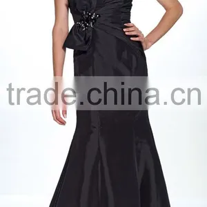 Black Sleeveless Hollywood Style Evening Dresses thumbnail-1