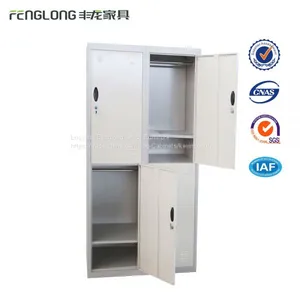 Iron Almirah Designs 4 Door Metal Storage Cabinet Safe Lockers thumbnail-2