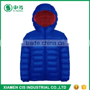 New Design Multi Color Ultra Light Hooded Unisex Children Winter Down Jacket thumbnail-4