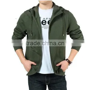 New China Professional Wholesale Cheap Plain Zipper Pocket Hoody thumbnail-2