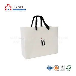 Special White Custom Made Paper Carry Bag for Shopping and Mailing thumbnail-3