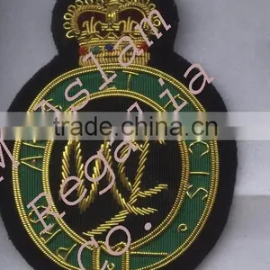 Hand Embroidery Middlesex Yeomanry Badge, Bullion Wire Blazer Badge thumbnail-1