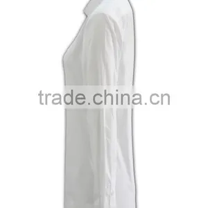Custom Plus Size Shirt Womens Long Sleeve Shirt Office Workwear White Blank Bloue Shirt thumbnail-3
